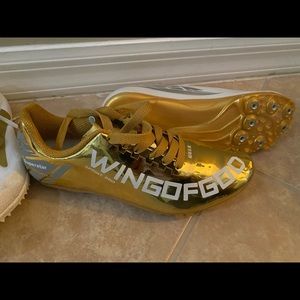 Boys track cleats 2 pairs